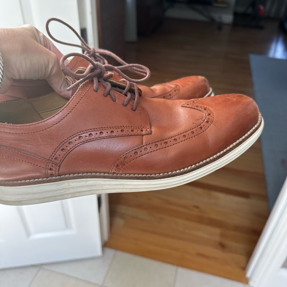 Classic Brown Cole Haan Leather Men's Brogues size 10